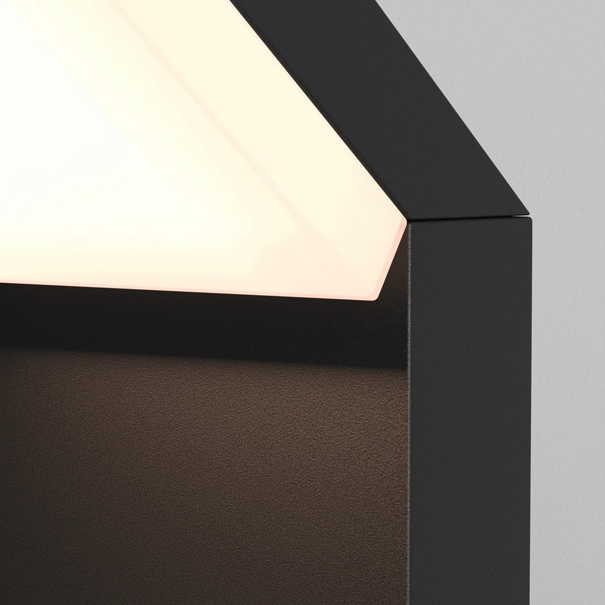 AUSSENWANDLEUCHTE - Schwarz, Modern, Metall (10/16,5/22cm) - MAYTONI