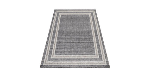 FLACHWEBETEPPICH 120/170 cm Aruba Grau - Grau, Design, Textil (120/170cm) - Novel