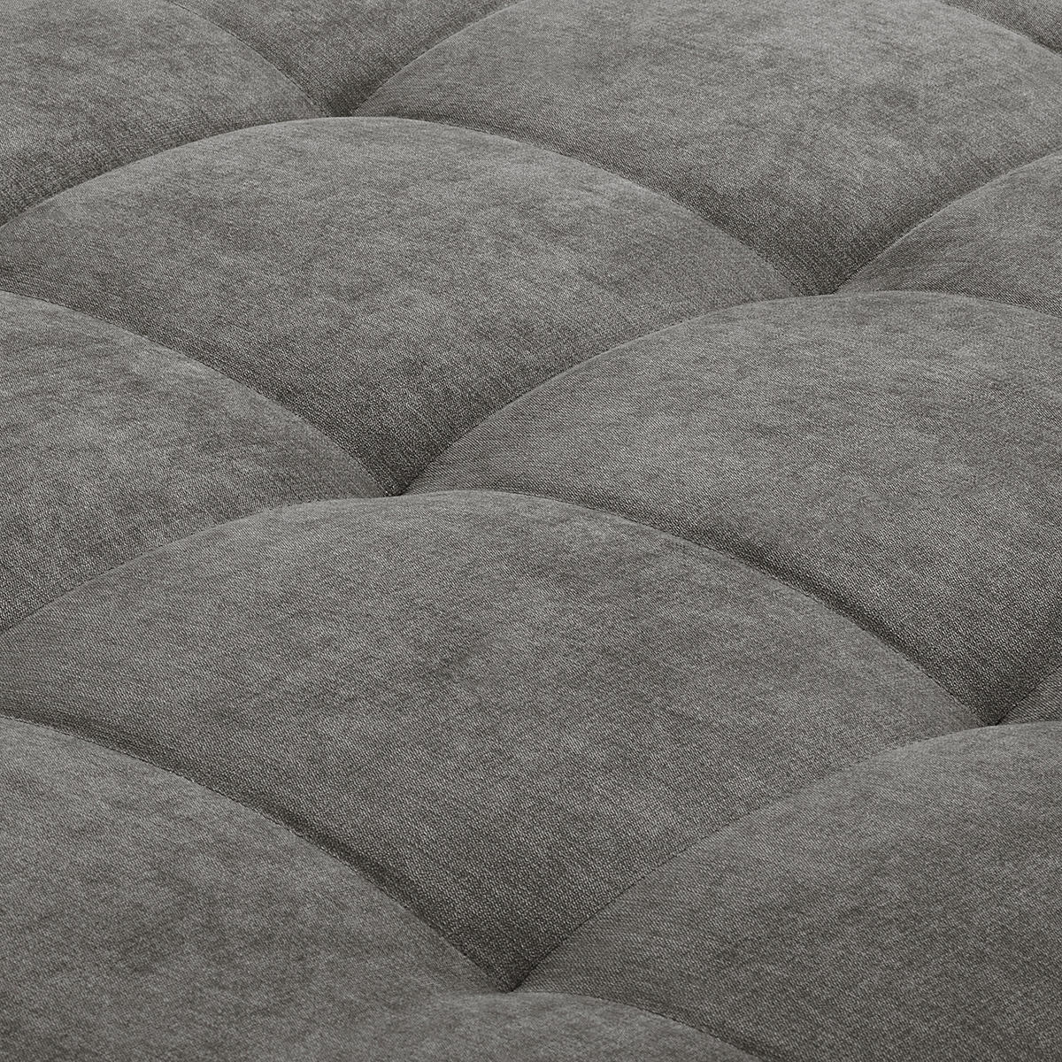 ECKSOFA Naomi Anthrazit Mikrofaser Rückenkissen  - Anthrazit/Schwarz, Design, Kunststoff/Textil (243/284cm) - P & B
