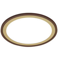 LED PLAFONJERA - braon, Osnovno, plastika (29,3/2,8cm)