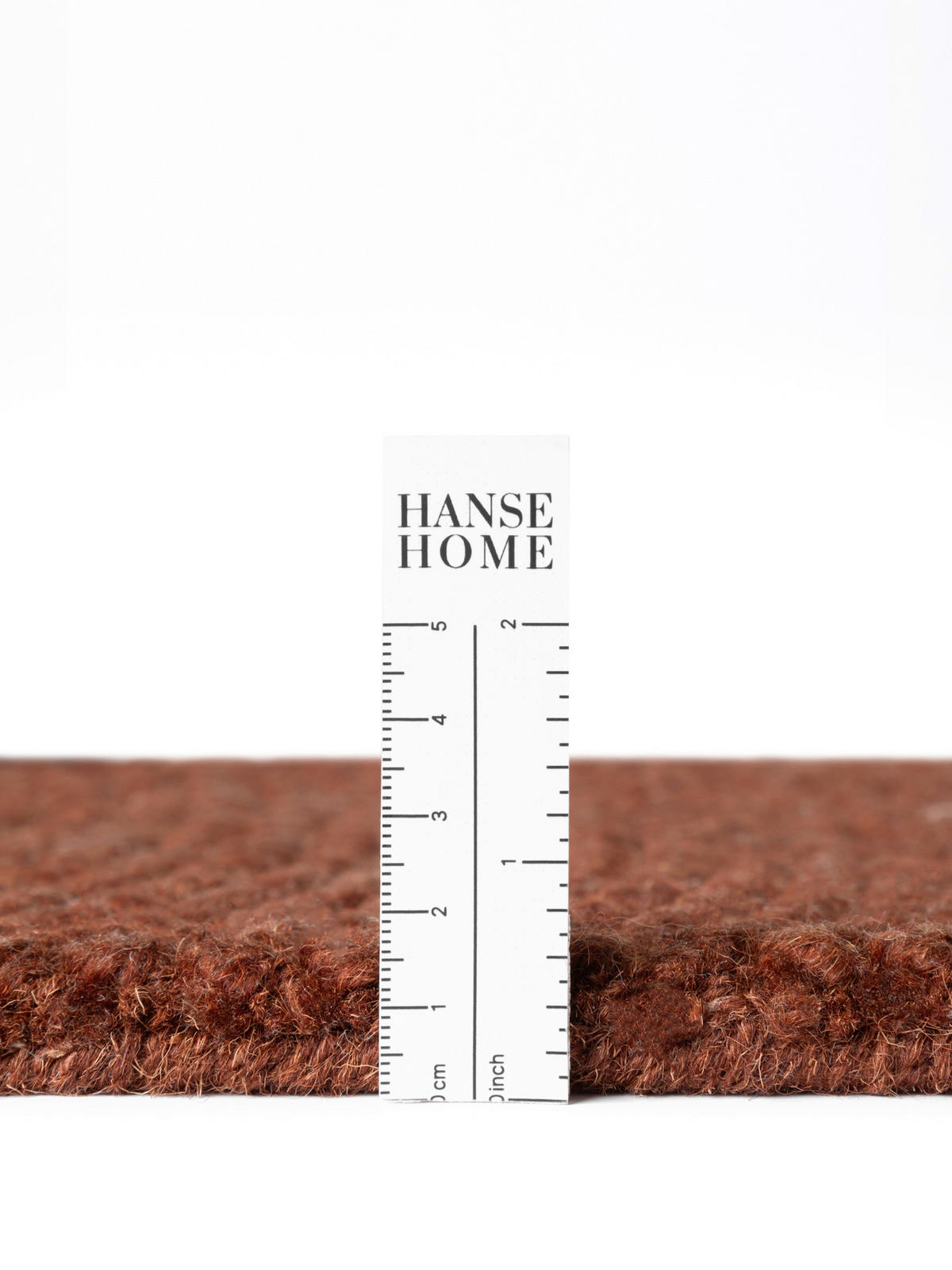 WOLLTEPPICH 200 cm Calmio Rotbraun rund  - Rotbraun, Basics, Textil (200cm) - Hanse Home
