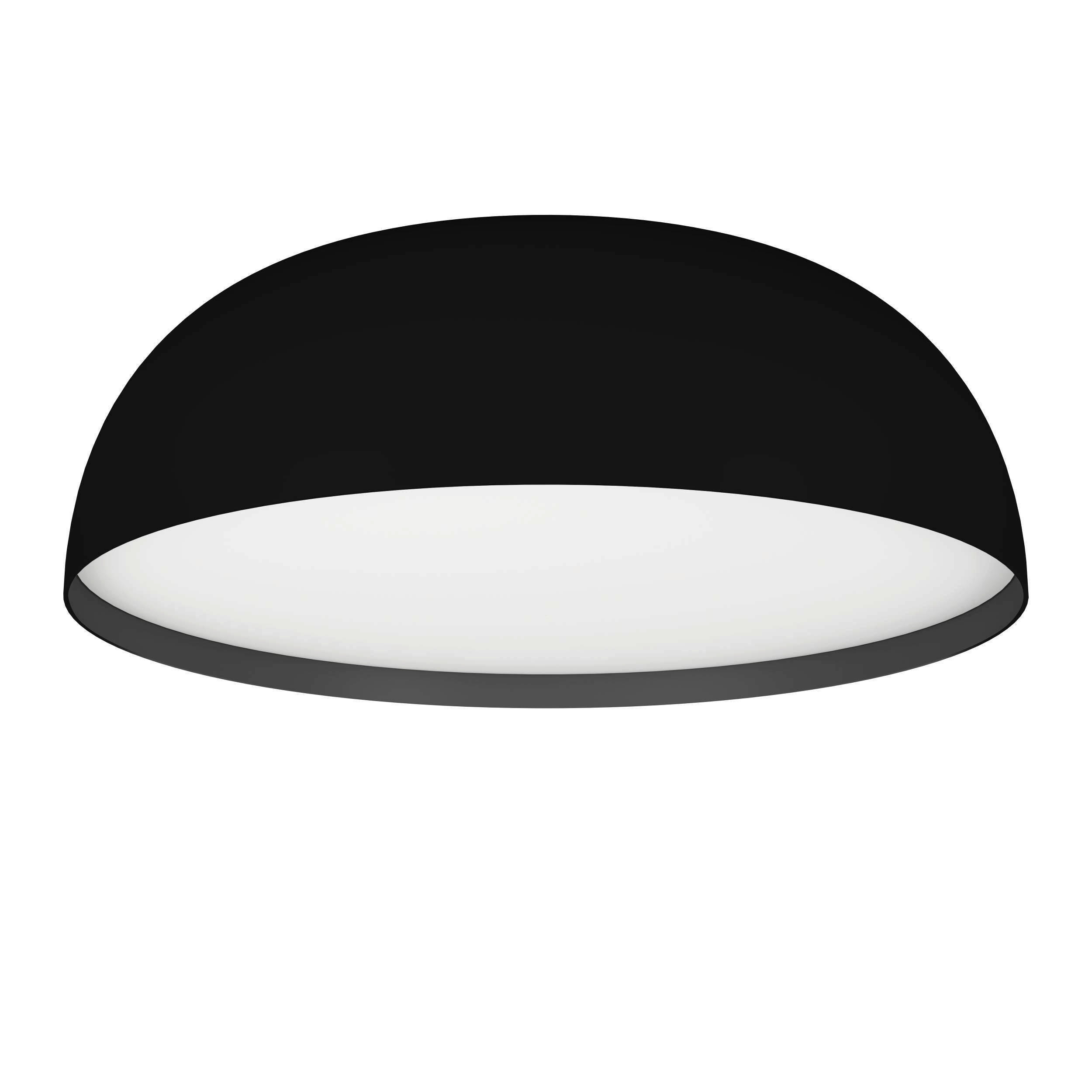 STROPNÉ SVIETIDLO, 40/13 cm  - čierna/biela, Design, kov/plast (40/13cm) - Eglo
