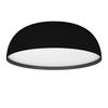DECKENLEUCHTE 7,5 W  40/13 cm    - Schwarz/Weiß, Design, Kunststoff/Metall (40/13cm) - Eglo