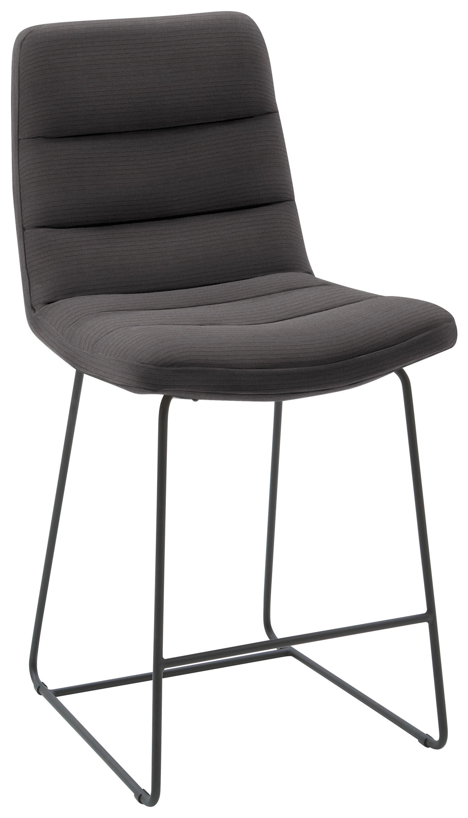 TRESENSTUHL - Schwarz/Mokka, Design, Textil/Metall (52/106/66cm) - Dieter Knoll