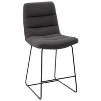 TRESENSTUHL - Schwarz/Mokka, Design, Textil/Metall (52/106/66cm) - Dieter Knoll