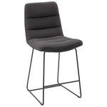 TRESENSTUHL in Mokka  - Schwarz/Mokka, Design, Textil/Metall (52/106/66cm) - Dieter Knoll