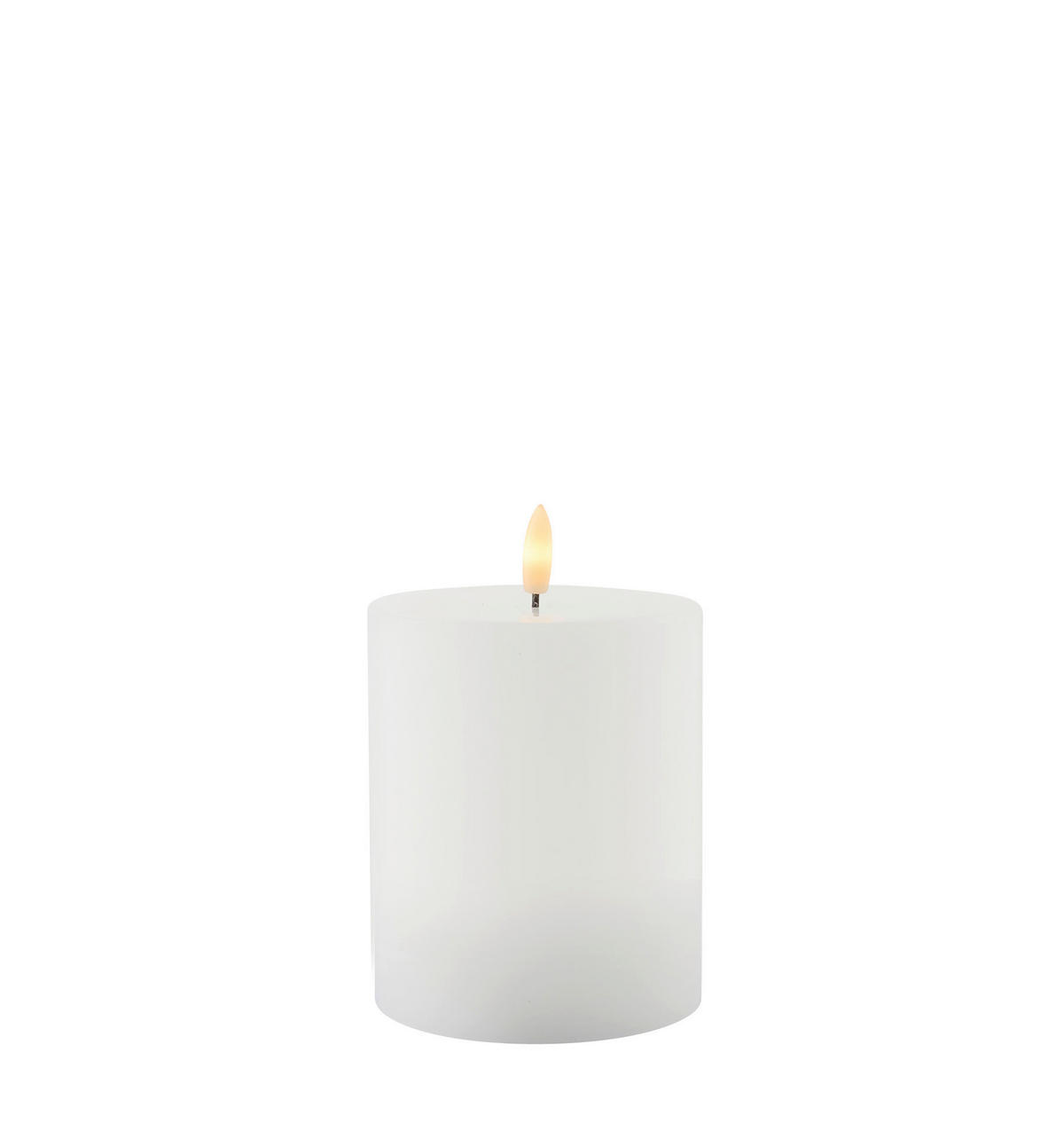 LED-KERZE  - Weiß, Basics, Naturmaterialien (10/12,5cm)
