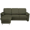 ECKSOFA in Flachgewebe Grün  - Chromfarben/Grün, Konventionell, Textil/Metall (163/250cm) - Beldomo System