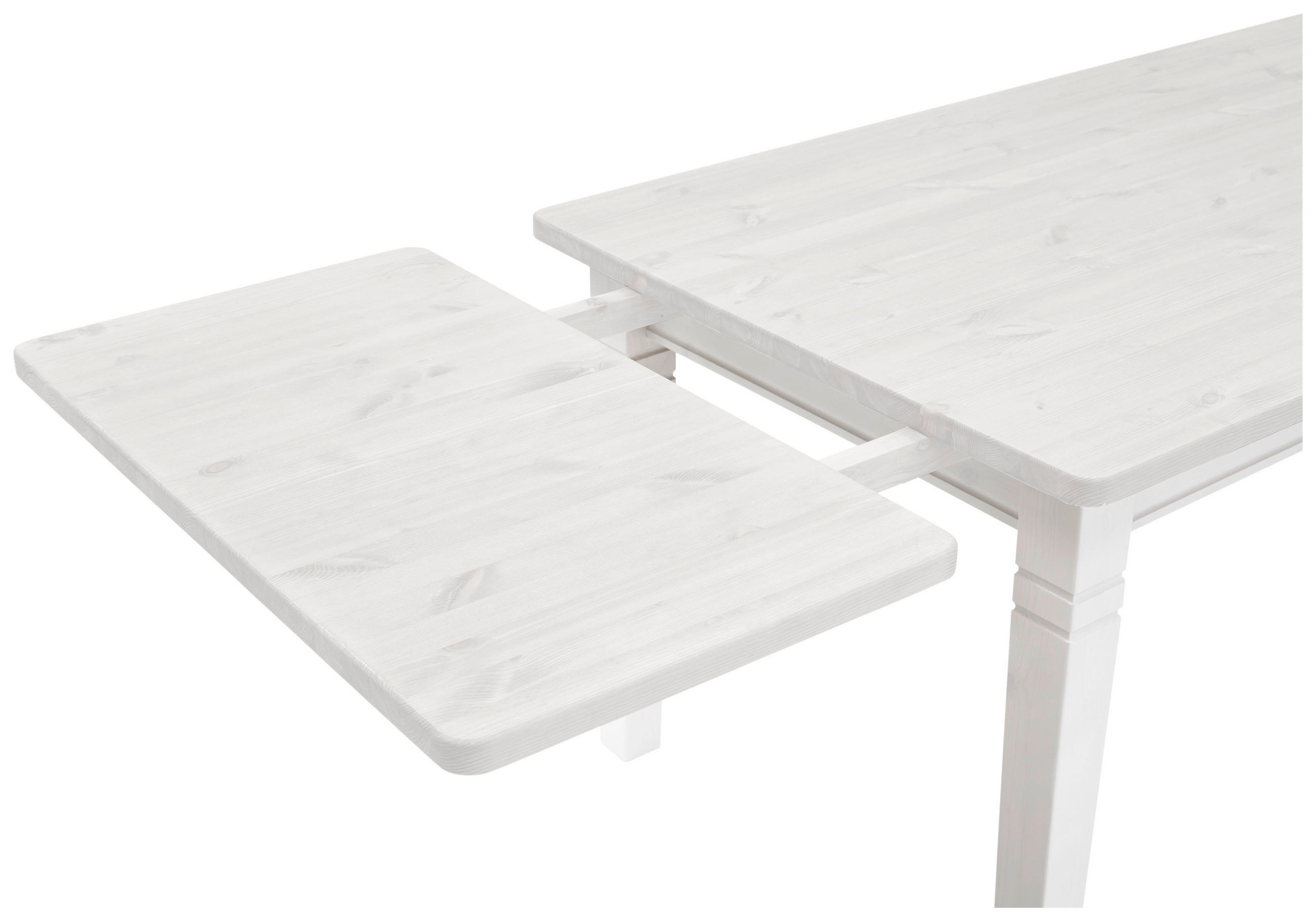 ANSTECKPLATTE Kiefer massiv Weiß  - Weiß, ROMANTIK / LANDHAUS, Holz (50/90/3cm) - Boxxx