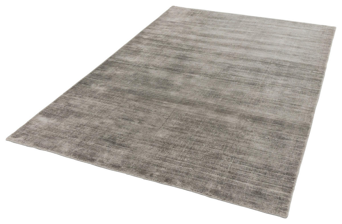 HANDWEBTEPPICH 140/200 cm Alessa Silberfarben  - Silberfarben, KONVENTIONELL, Textil (140/200cm) - Schöner Wohnen