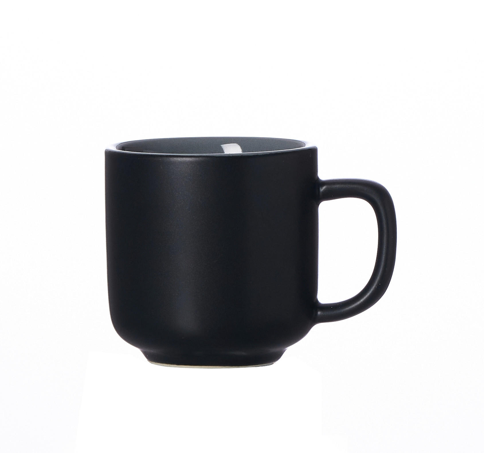 ESPRESSOTASSE JASPER 100 ml  - Schwarz/Grau, Basics, Keramik (8/6/6cm) - Ritzenhoff Breker