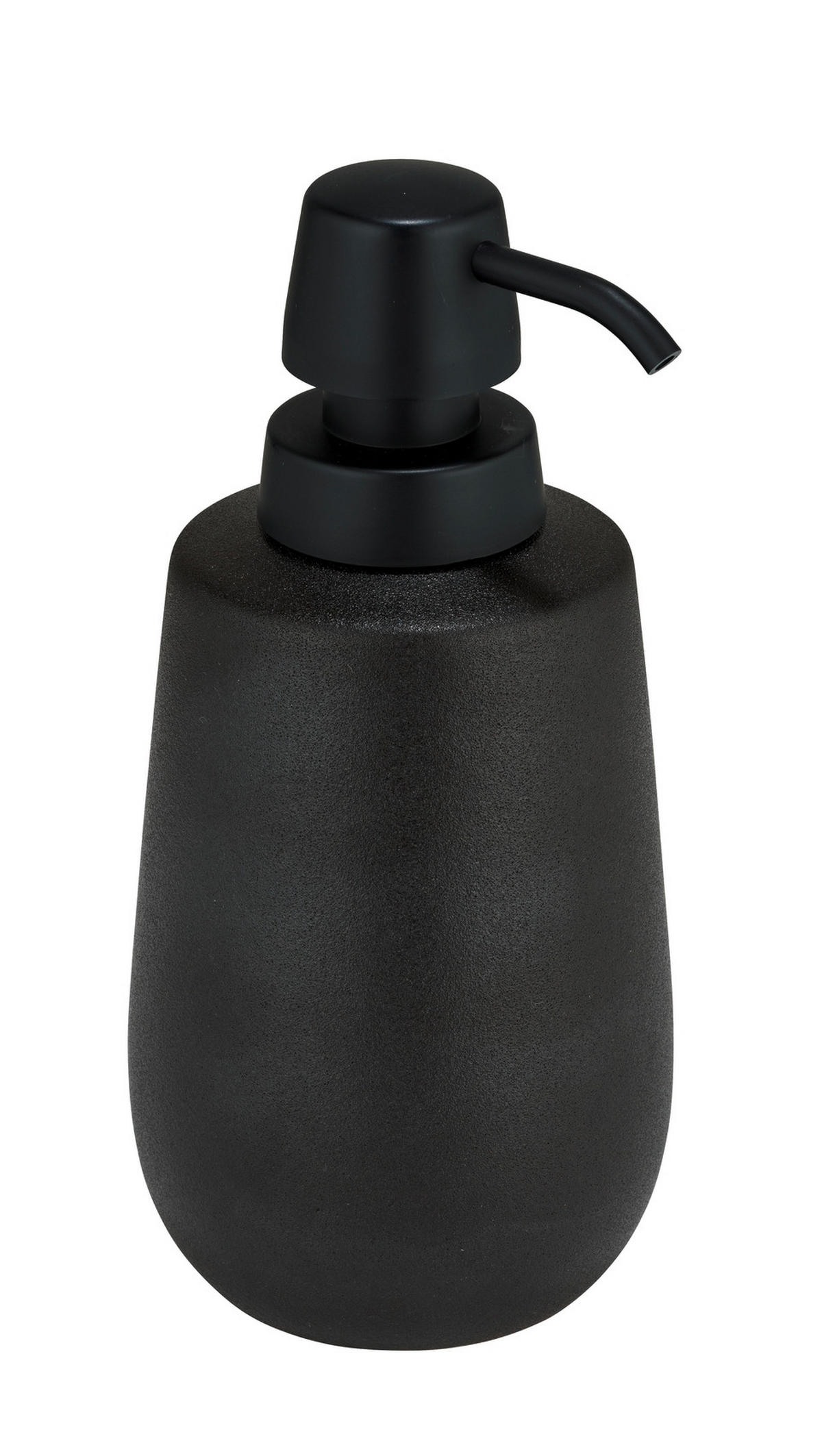 SEIFENSPENDER NERNO  - Schwarz, Basics, Keramik/Kunststoff (8/18,5/8cm) - Wenko