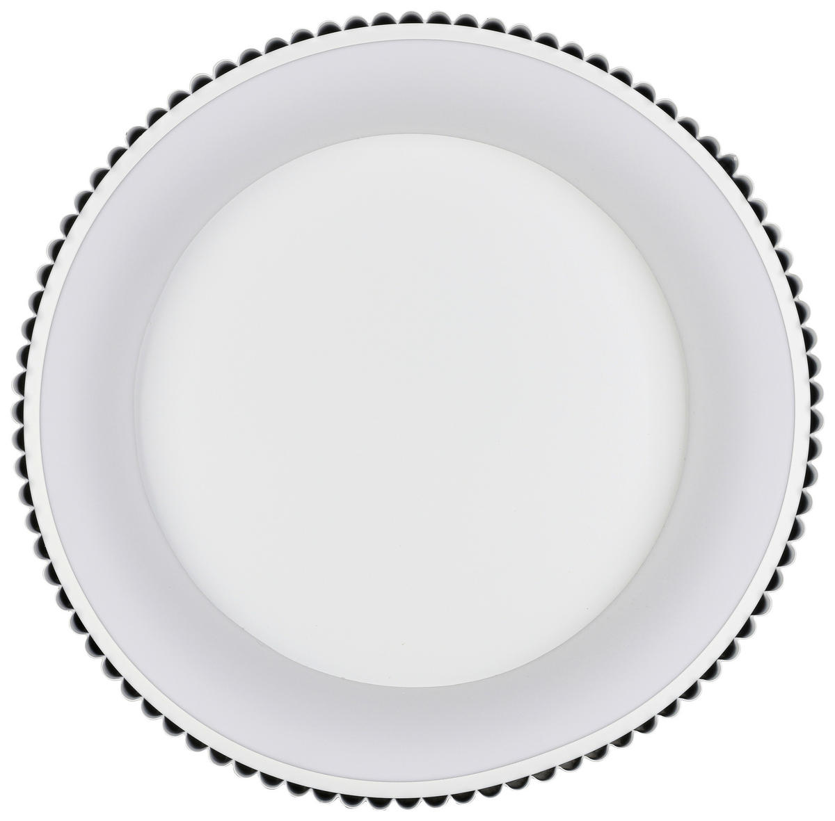 DECKENLEUCHTE  47/12,5 cm    - Weiß, Design, Kunststoff/Metall (47/12,5cm) - Collet's Monde