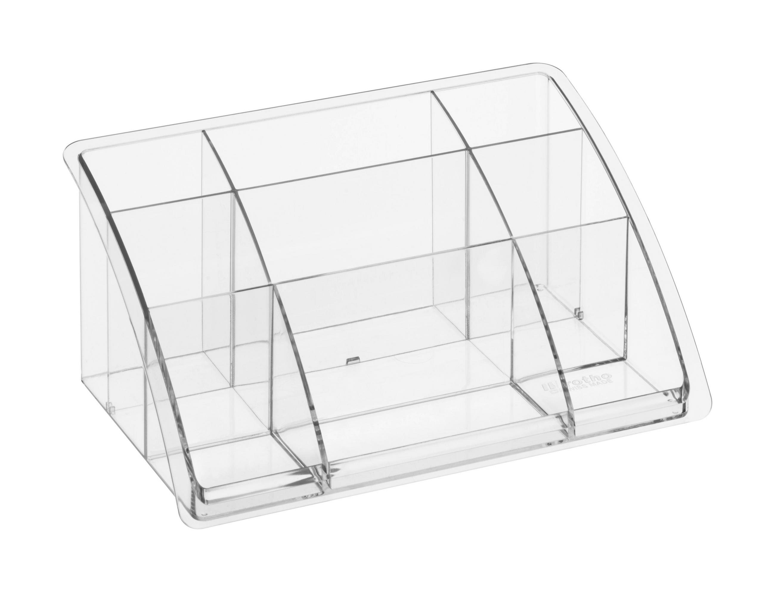 STIFTEHALTER  in Transparent  - Transparent, Basics, Kunststoff (19,8/12,8/9,3cm) - Rotho