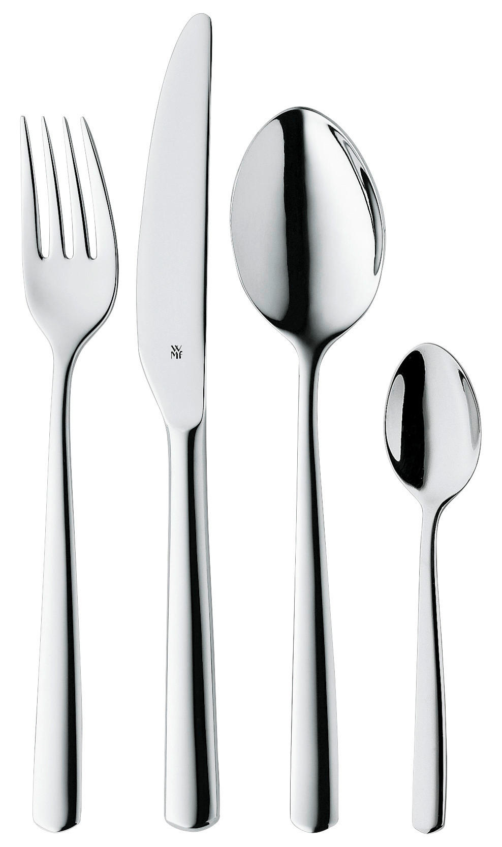JEDILNI PRIBOR Boston 24-delni nerjaveče jeklo - Basics, kovina (43.3/26.6/5.6cm) - WMF
