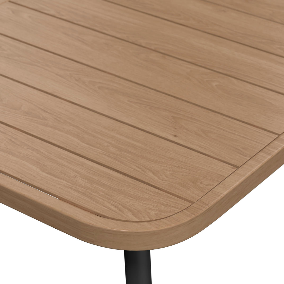 LOUNGEGARNITUR 164/150 cm Eisen  - Dunkelgrau/Naturfarben, Design, Textil/Metall (164/150cm) - Ambia Garden