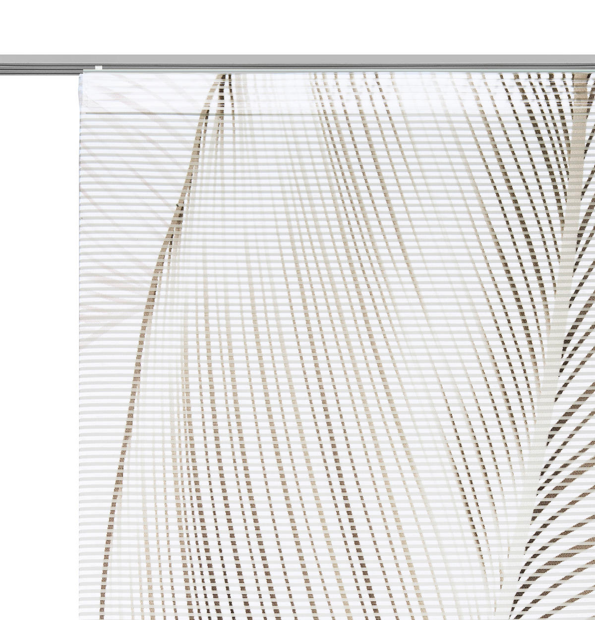 FLÄCHENVORHANG in Taupe halbtransparent  - Taupe, Basics, Textil (60/255cm) - Novel