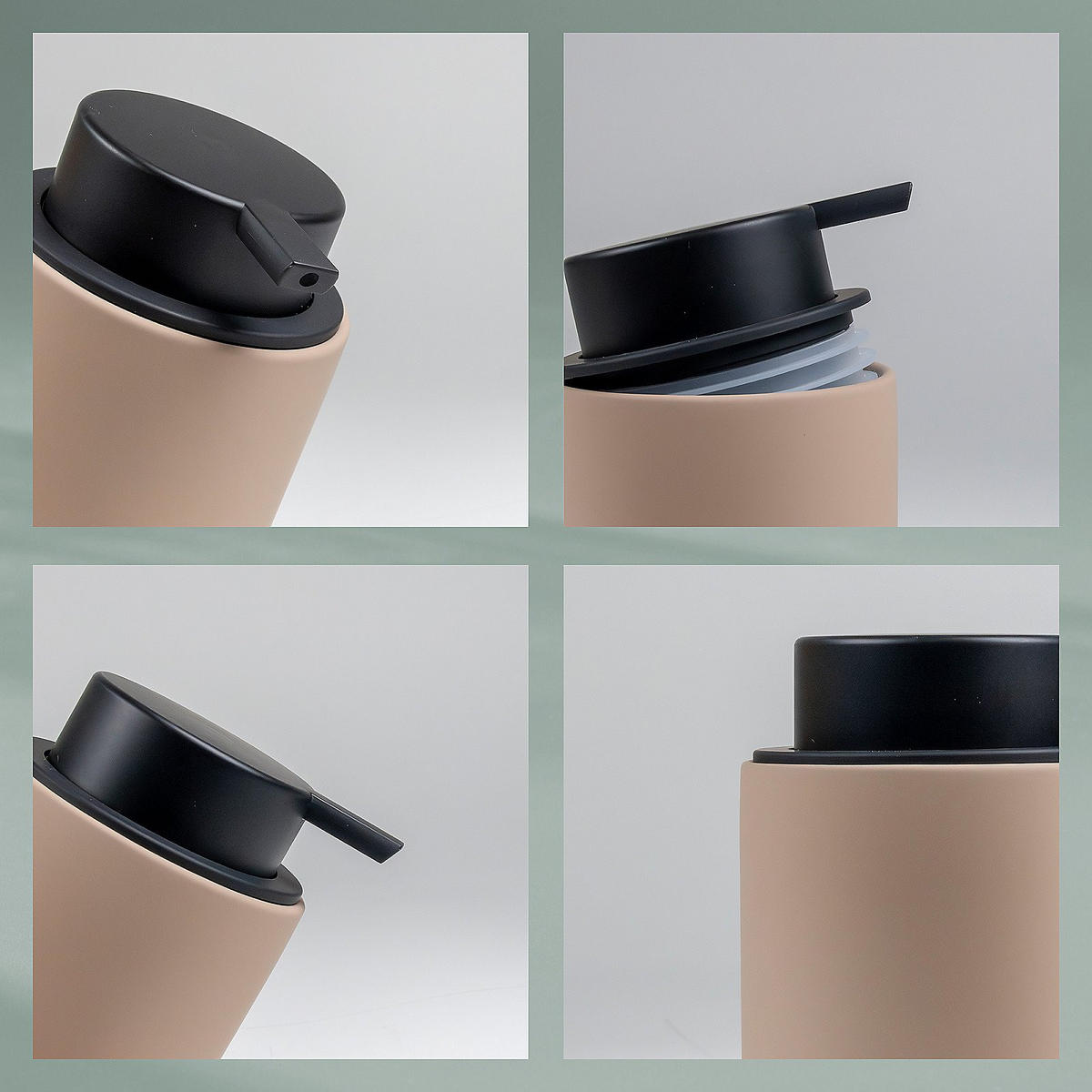 SEIFENSPENDER Sana  - Beige, Basics, Keramik (9/14,5cm) - Kela