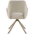 ARMLEHNSTUHL  in Stahl Flachgewebe  - Beige/Grau, Design, Textil/Metall (60/85/63cm) - Ambia Home
