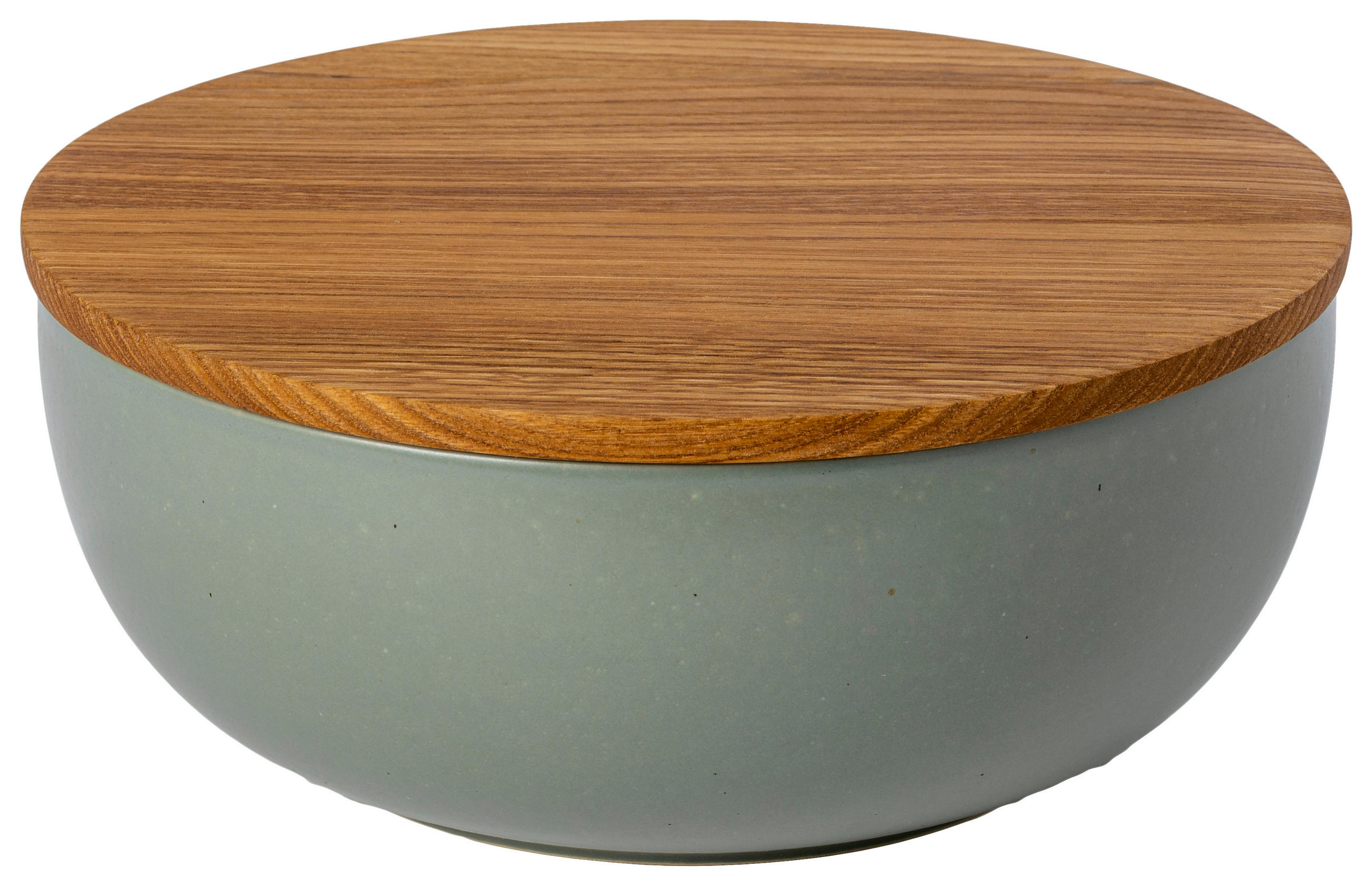 SCHÜSSEL PACIFICA - Eichefarben/Salbeigrün, Basics, Keramik/Holz (25/11cm) - Costa Nova