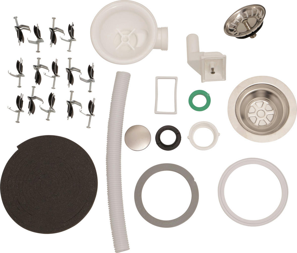 SPÜLE 17503101000500100-80  - Edelstahlfarben, Basics, Metall (100/17,5/50cm) - Respekta