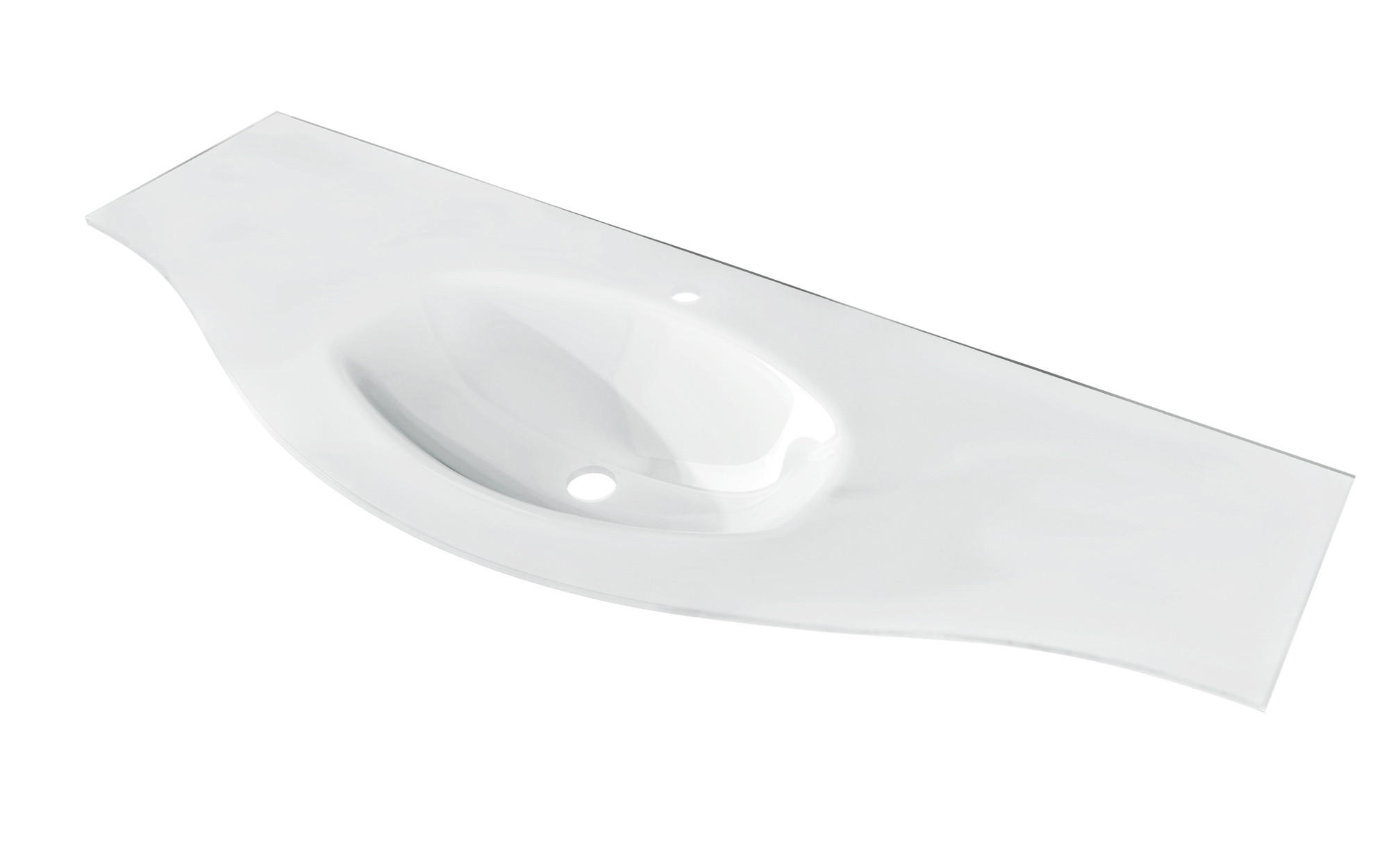 MOSDÓKAGYLÓ 138/1,5/52 cm  - fehér, Basics, Üveg (138/1,5/52cm) - Welnova