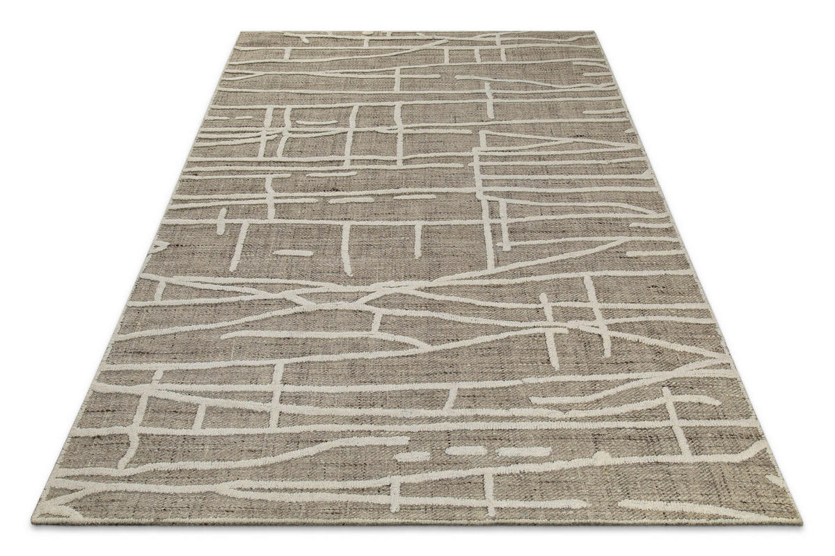 TUFTTEPPICH 80/230 cm Hamptons TWENTYFIVE Creme, Weiß  - Creme/Weiß, MODERN, Textil (80/230cm) - WECON HOME