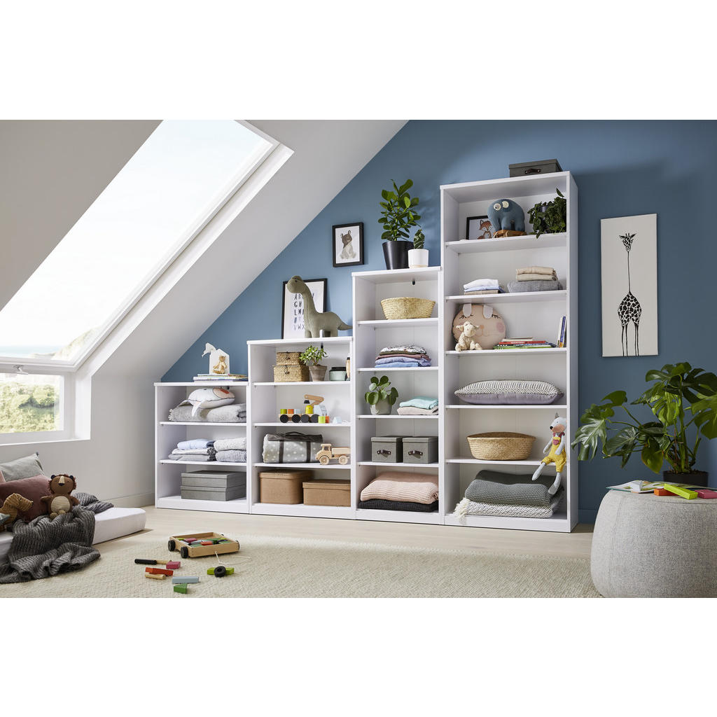 Thumbnail - Xora Regal, Weiß, Holzwerkstoff, 3 Fächer, 72x110x36 cm, Typenauswahl, Beimöbel erhältlich, Wohnzimmer, Regale, Bücherre...