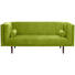 SOFA in Textil Grün - Dunkelbraun/Grün, Design, Holz/Textil (200/80/87cm) - Carryhome SOFA in Textil Grün - Dunkelbraun/Grün, Design, Holz/Textil (200/80/87cm) - Carryhome