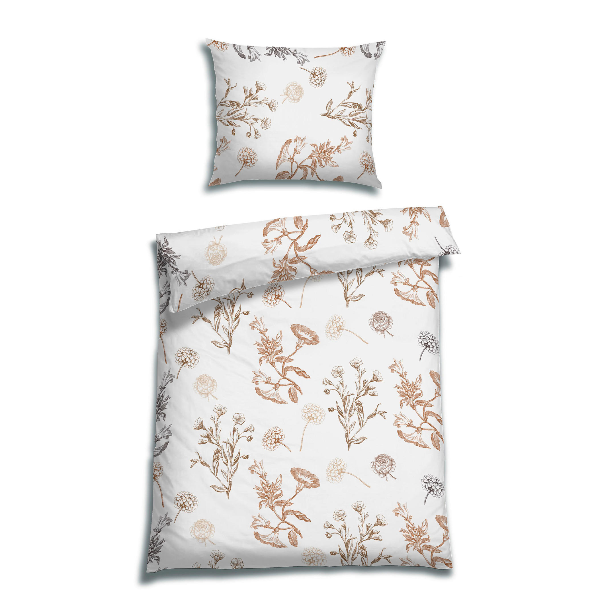 BETTWÄSCHE Renforcé 140/220 cm  - Weiß, Basics, Textil (140/220cm) - Florella