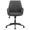 DREHSTUHL Mikrofaser Anthrazit  - Anthrazit/Schwarz, KONVENTIONELL, Textil/Metall (57/87/52cm) - MID.YOU