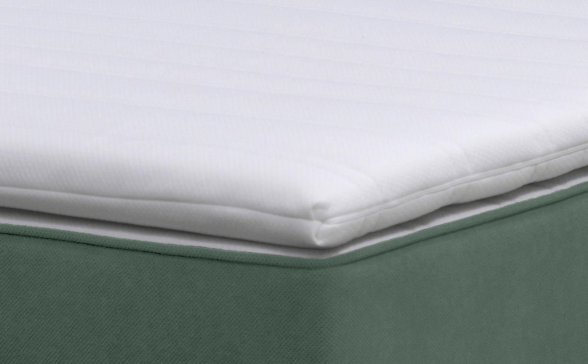 BOXBETT 120/200 cm  in Grün  - Schwarz/Grün, Konventionell, Kunststoff/Textil (120/200cm) - Moderano