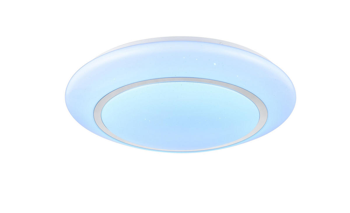 LED-DECKENLEUCHTE Rainbow  Smart 50/9 cm   - Weiß, LIFESTYLE, Kunststoff/Metall (50/9cm) - Novel