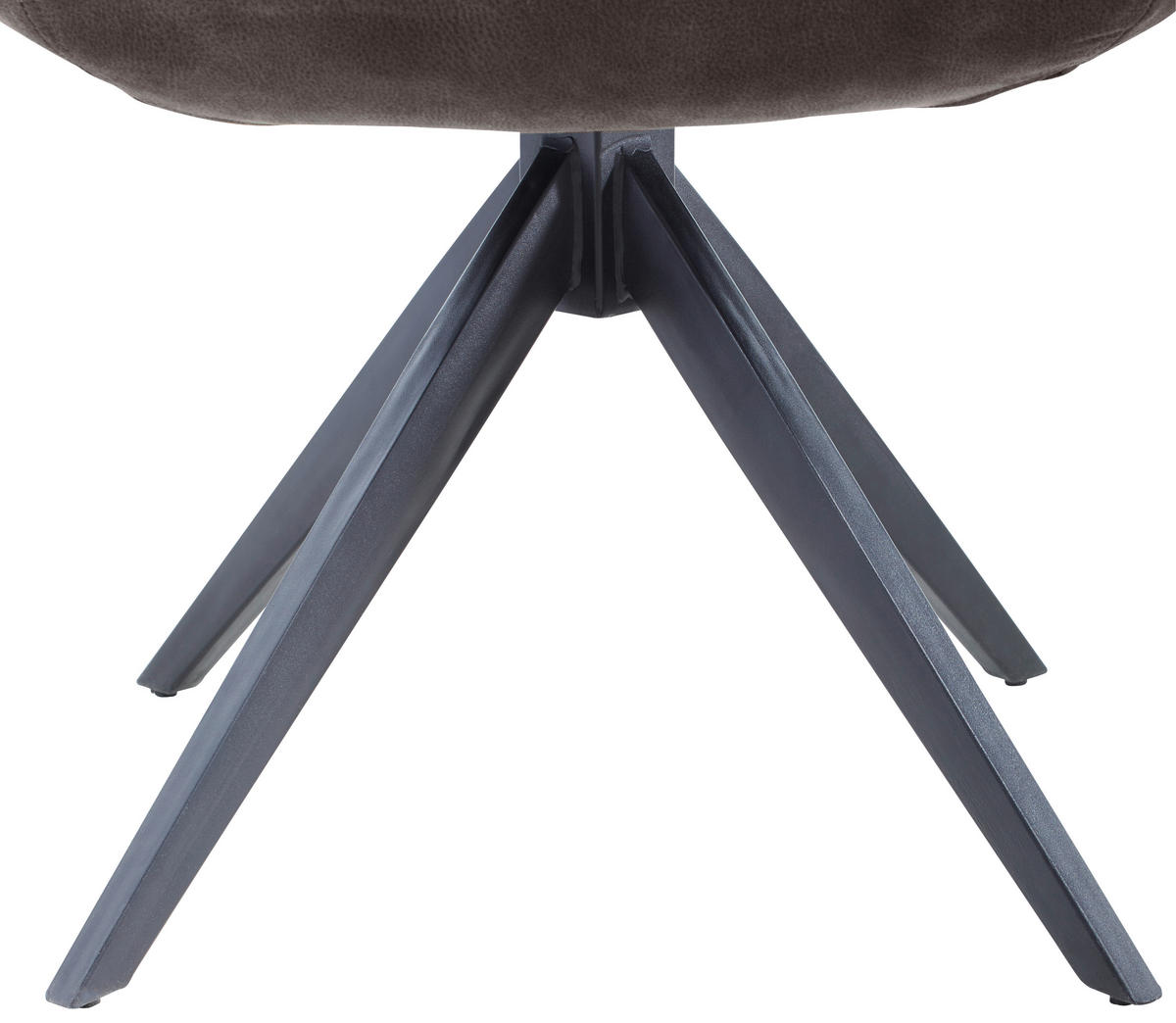 ARMLEHNSTUHL  in Eisen Webstoff  - Dunkelgrau/Schwarz, MODERN, Textil/Metall (59/84/58.5cm) - Livetastic
