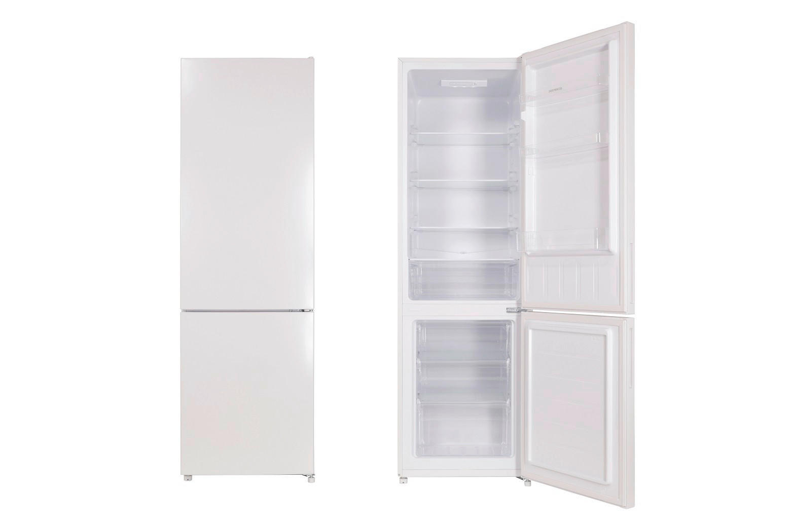 KÜHL-GEFRIER-KOMBINATION 54/176/55 cm KG176W-37  - Weiß, Basics, Glas/Kunststoff (54/176/55cm) - Respekta