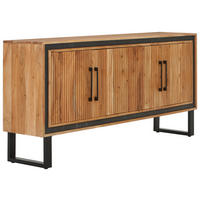 SIDEBOARD 160/80/40 cm  in Schwarz, Akaziefarben  - Schwarz/Akaziefarben, Lifestyle, Holz/Stein (160/80/40cm) - MID.YOU