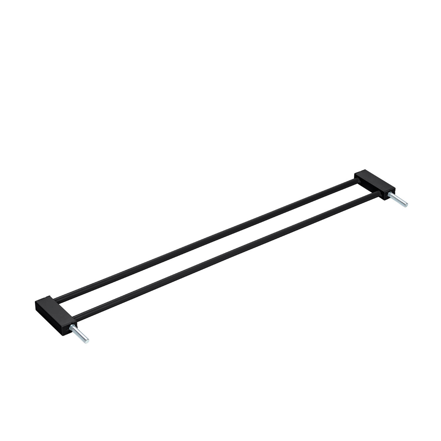 SCHUTZGITTERVERLÄNGERUNG  - Schwarz, Basics, Kunststoff/Metall (9/77/2cm) - Hauck