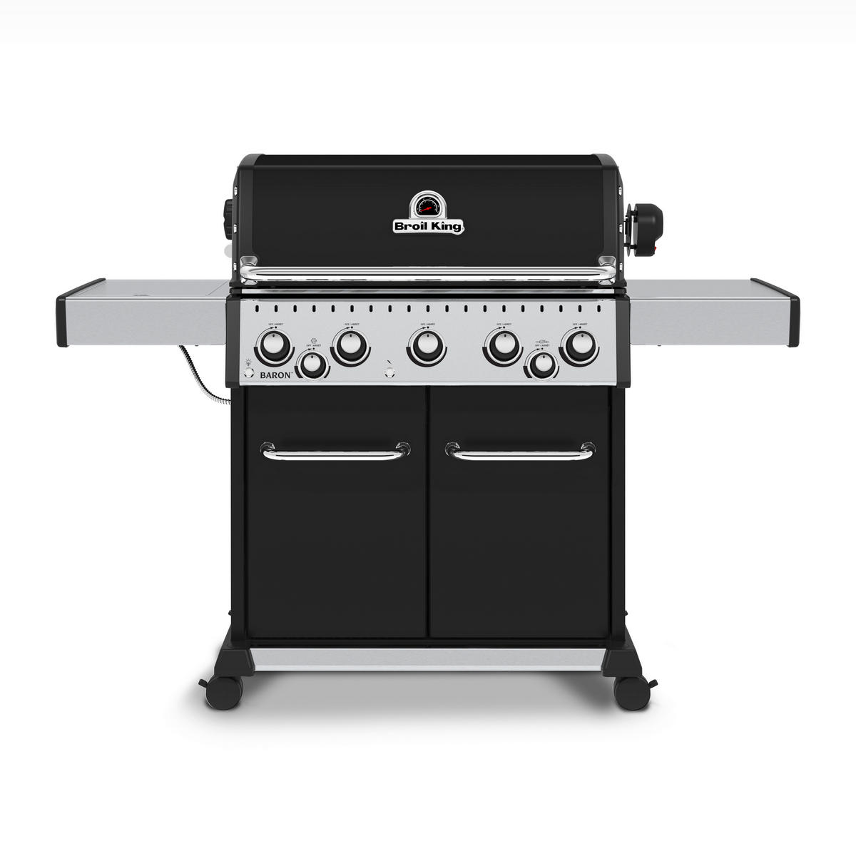 PLINSKI ŽAR  BARON - črna, Basics, kovina (161/116/61cm) - Broil King