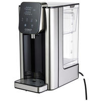 TURBO HEISSWASSERSPENDER HW 660 2,7 L  - Schwarz Hochglanz/Edelstahlfarben, Basics, Kunststoff/Metall (15,5/31,5/25,5cm) - CASO Design