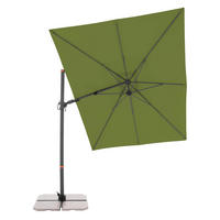 AMPELSCHIRM 300x240 cm  - Anthrazit/Grün, Basics, Textil/Metall (320/240cm) - Doppler