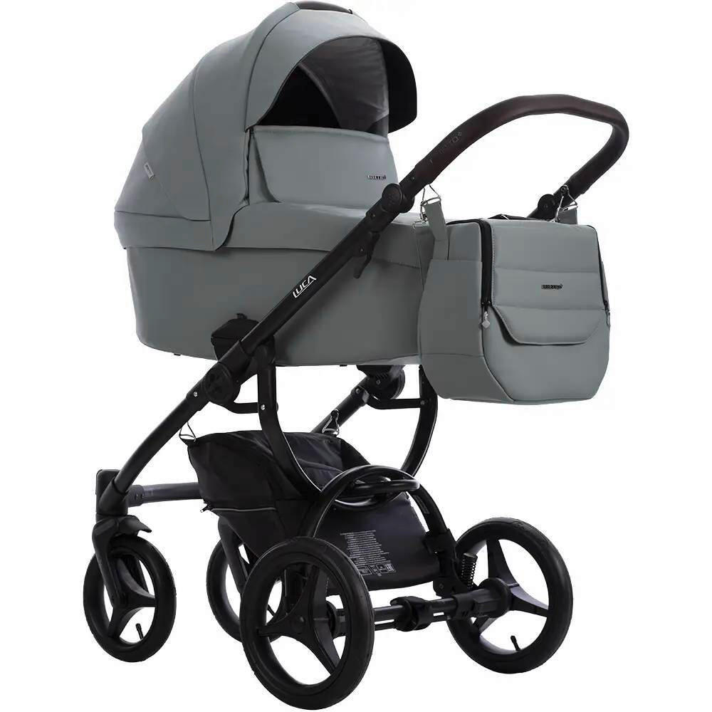 DJEČJA KOLICA  Luca Pro  - mint siva, Basics, tekstil/metal (50/90/50cm) - BEBETTO