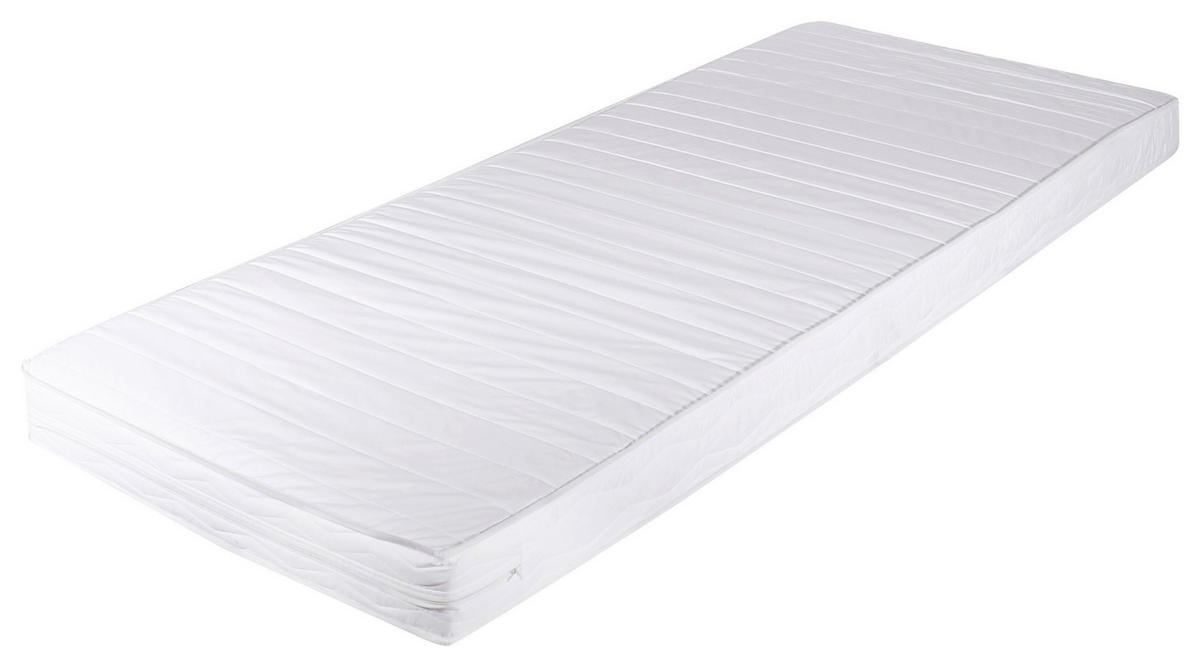 WENDEMATRATZE 90/200 cm Höhe ca. 15 cm  - Weiss, Konventionell, Textil (90/200cm) - Carryhome