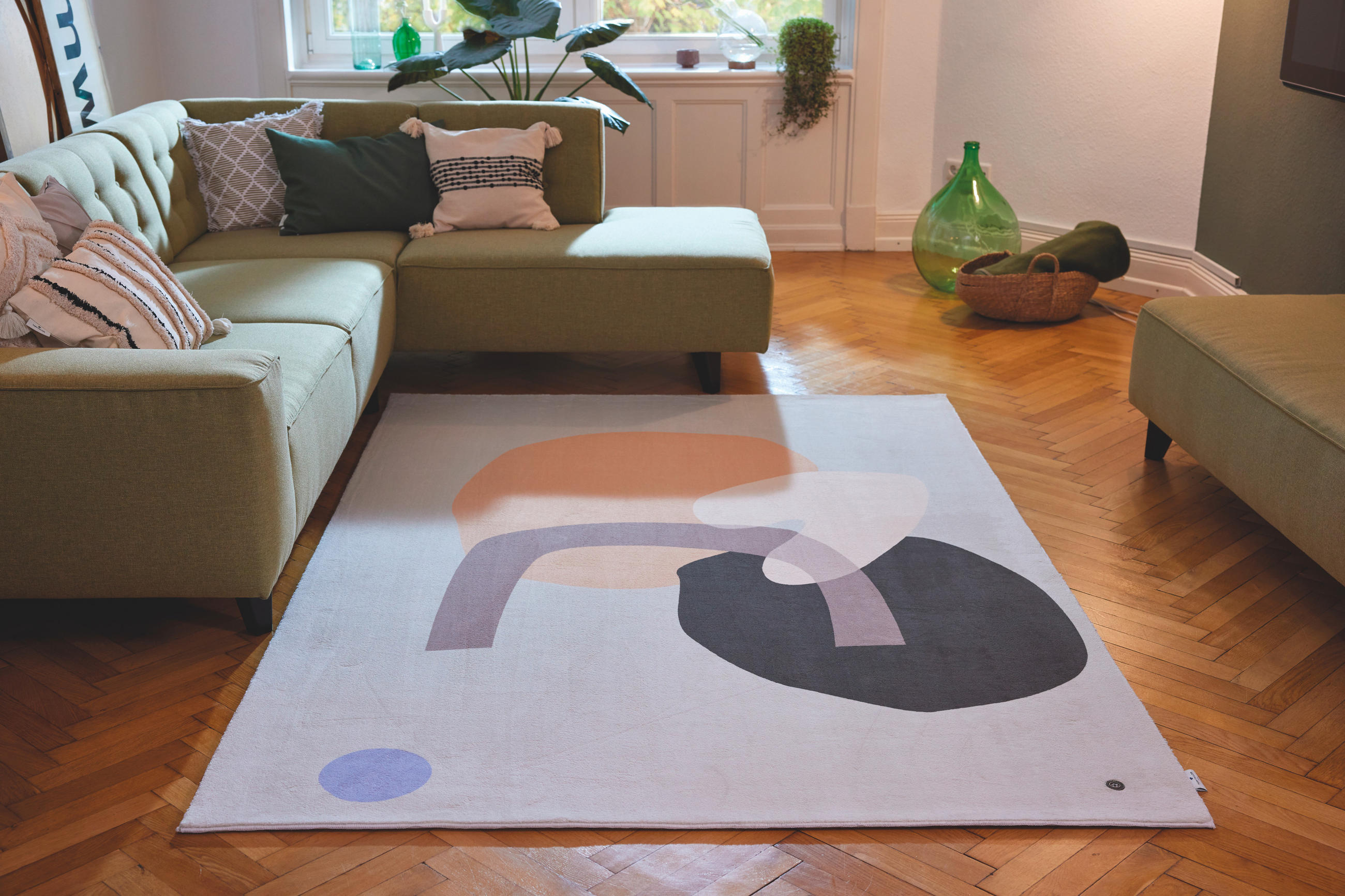 WEBTEPPICH 140/200 cm SHAPES - SIX Multicolor, Dunkelgrau  - Dunkelgrau/Multicolor, Design, Textil (140/200cm) - Tom Tailor