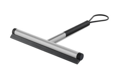 BRISAČ ZA TUŠ KABINU - boja nerđajućeg čelika, Dizajnerski, metal (24/23cm) - Zack