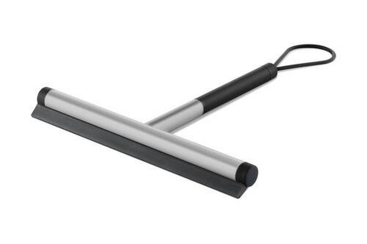 BRISAČ ZA TUŠ KABINU - boja nerđajućeg čelika, Dizajnerski, metal (24/23cm) - Zack