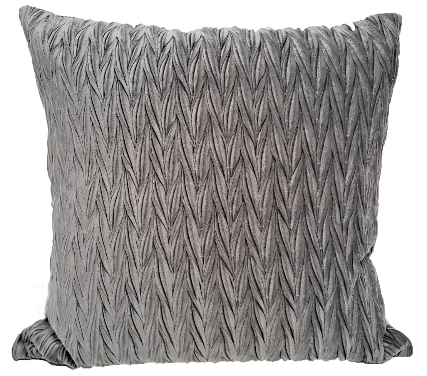 DÍSZPÁRNAHUZAT  - antracit, Basics, textil (45/45cm)