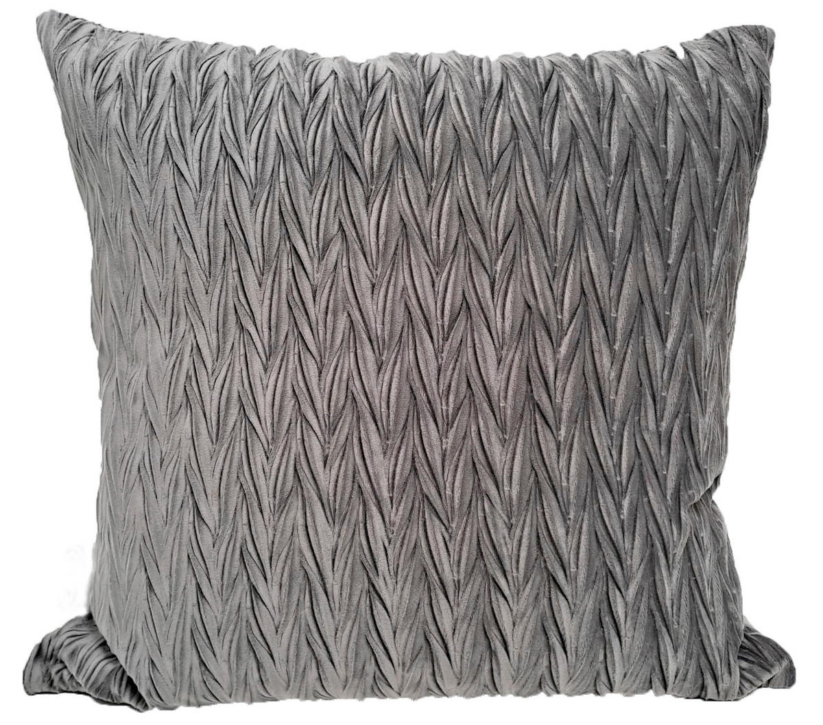 DÍSZPÁRNAHUZAT  - antracit, Basics, textil (45/45cm)