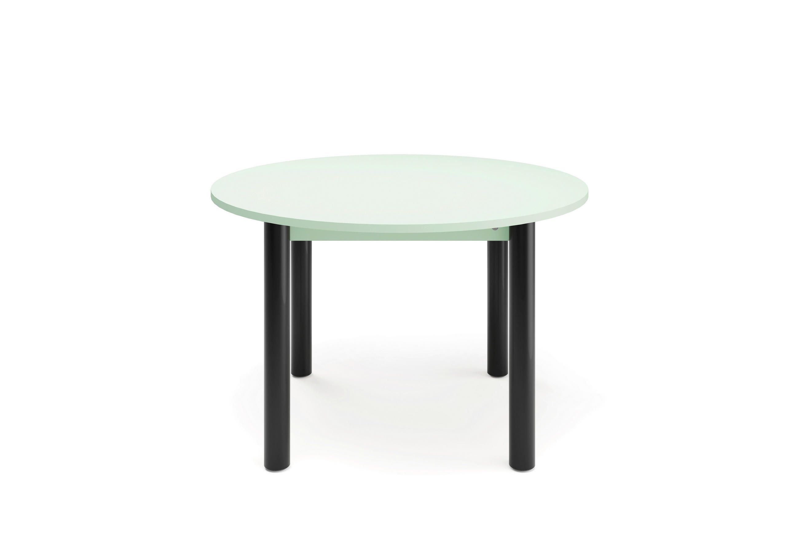 ESSTISCH in Metall, Holzwerkstoff 120/120/76 cm  - Salbeigrün/Schwarz, Natur, Holzwerkstoff/Metall (120/120/76cm) - Tom Tailor