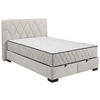 BOXBETT 140/200 cm  in Beige  - Beige/Schwarz, Modern, Holzwerkstoff/Kunststoff (140/200cm) - MID.YOU