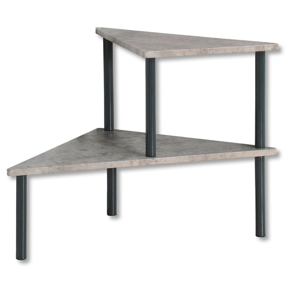 KÜCHENREGAL  - Grau, Basics, Holzwerkstoff/Metall (53/38/38cm) - Kesper